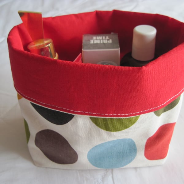 Spotty Fabric Storage Box