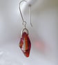 Sterling Silver and Swarovski Crystal Fish Earrings (with solid bail) - Image 6