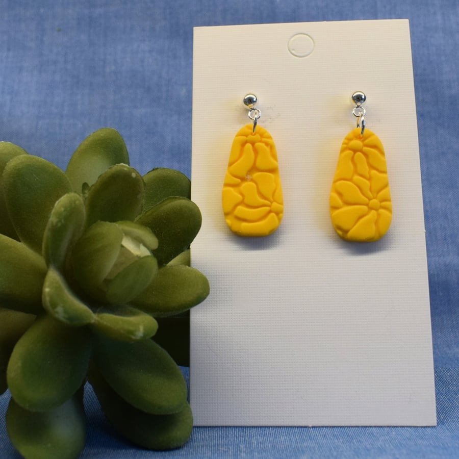 Abstract Textured Earrings