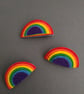 Felt Rainbow Brooch - Image 1