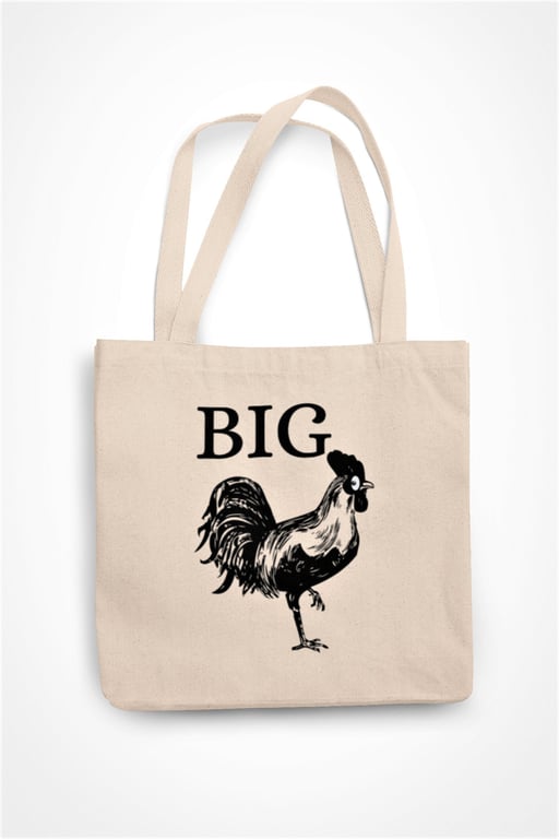 Big C... Emoji Tote Bag Rude Funny Novelty Gift Joke Present For Family Friend 