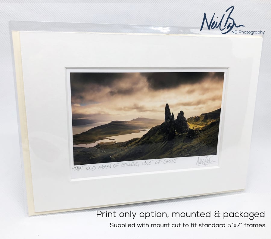 The Old Man of Storr Isle of Skye Scotland - A6 (7" x 5") Unframed Print