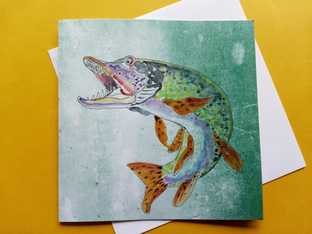 Blank - Father's Day Blank Handpainted Card