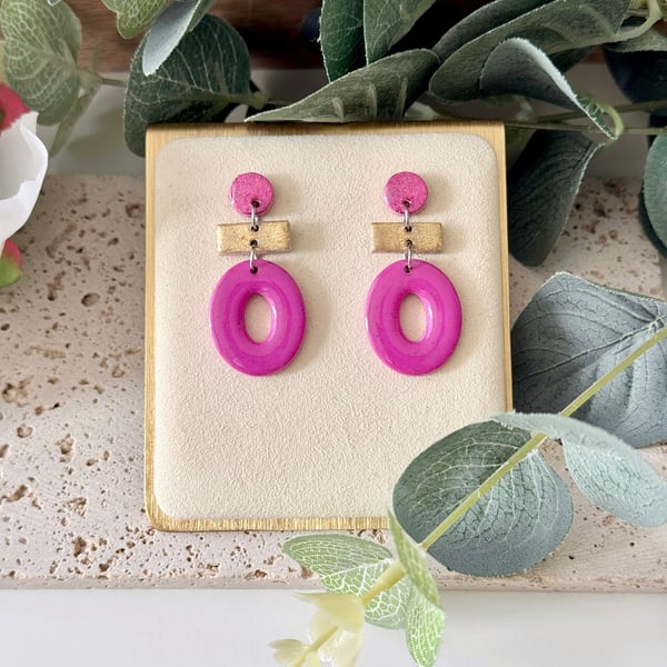 Pink Pop Earrings