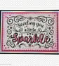 Sending You a Little Sparkle – Handmade Greeting Card - Image 7