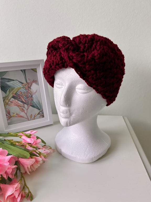 Cosy Crochet Twist Headband