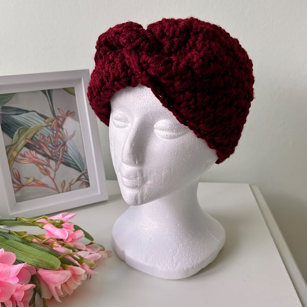 Cosy Crochet Twist Headband