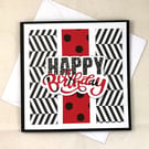 Square Happy Birthday card