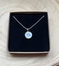 Handmade Necklace, Unique, Eco Friendly, Sterling Silver, Forget me not. - Image 8