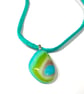 Spring Swirls Glass Pendant - Image 1