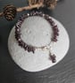 Garnet chip and Sterling Silver Bracelet - Image 3