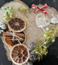 Rustic Christmas Wall Hanging with Dried Orange, Cinnamon & Pinecones. - Image 8