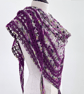 Handmade Crochet Shawl: Merino Silk Blend with Toho Glass Beads