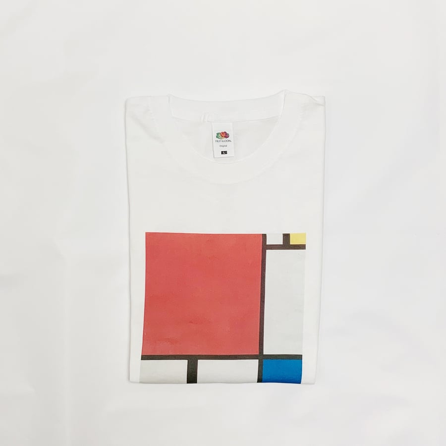 Piet Mondrian Abstract Art T-Shirt Famous Vintage Simple Minimalist