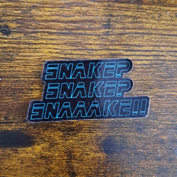 Metal Gear Solid Snake Sticker - Video Game Art