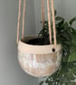 Handmade ceramic indoor hanging plant pot - Image 2