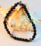 Black Onyx And Pyrite Bracelet For A Larger Wrist Size - Image 9