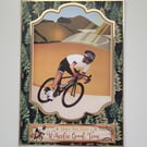 Handmade Cycling Card – “Hope You Have a Wheelie Good Time”