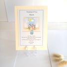 Personalised Thinking Of You Keepsake, Comfort Gift, Friendship Keepsake