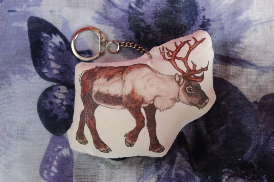 Reindeer Plush Keyring Animal Bag Charm Accessory