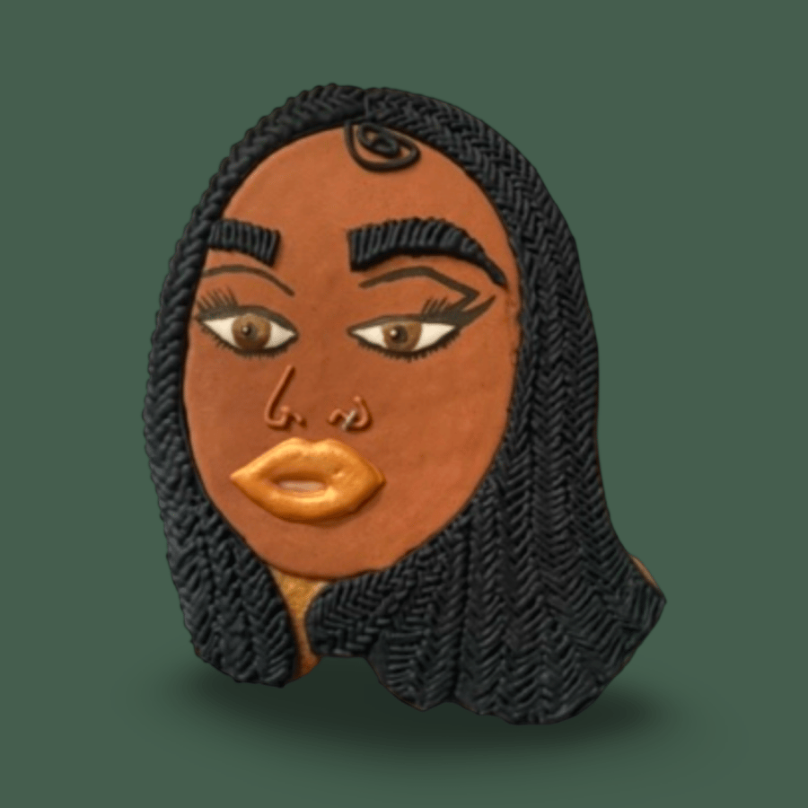 Personalised Best Friend Portrait Cookie - Custom Face Cookie Art