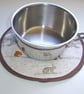 Trivet Fox Hunting Mat 8" Pad Dining Pot Stand Surface Saver - Image 2