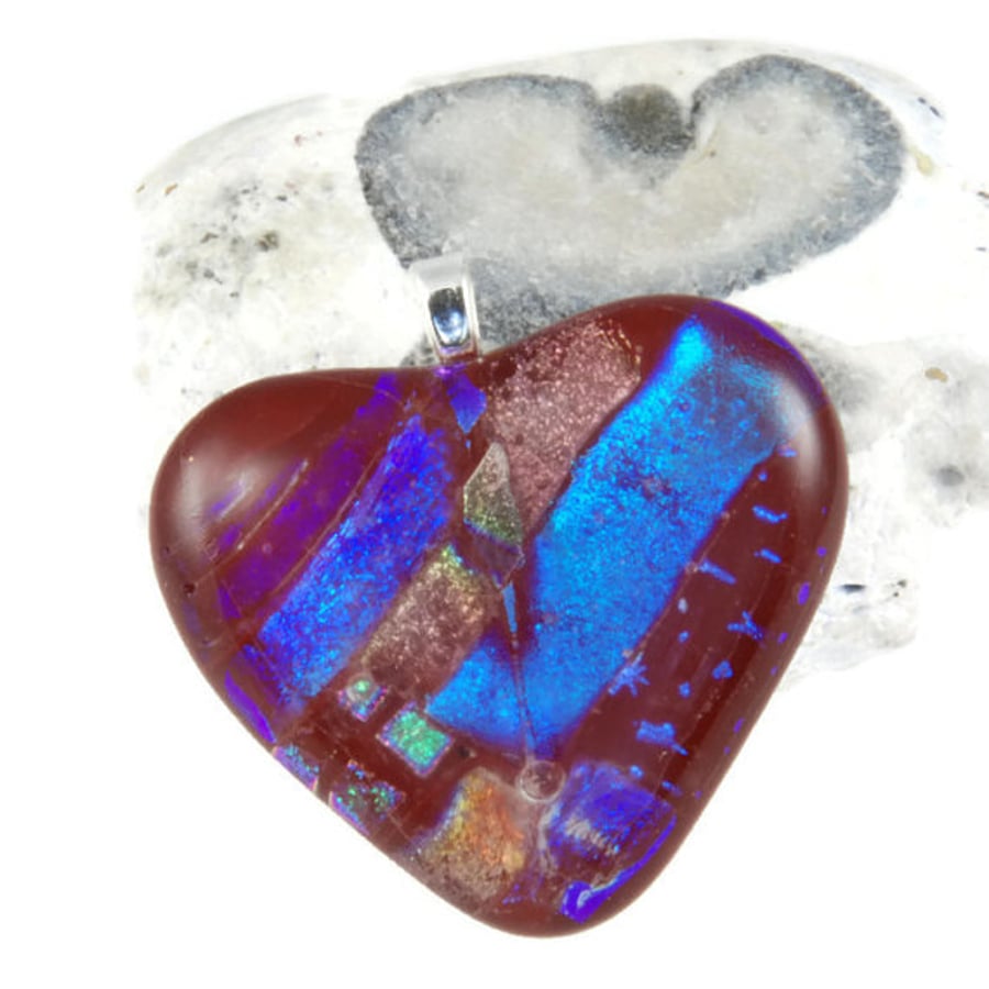 blue daisy glass