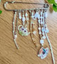 Afternoon Tea Kilt Pin Brooch - Teapot & Teacup Statement Beaded Pin
