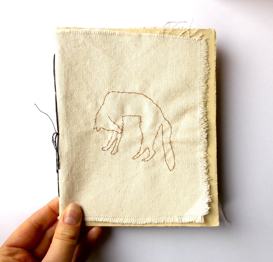 Stitched Fox Book - READY TO SHIP