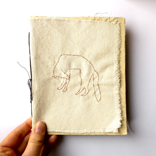 Stitched Fox Book - READY TO SHIP