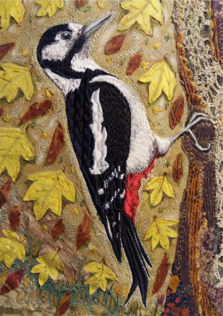 'Great Spotted Woodpecker' Limited Edition Print