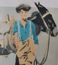 'Donkey Rides' Handmade Original Signed Art - Image 5