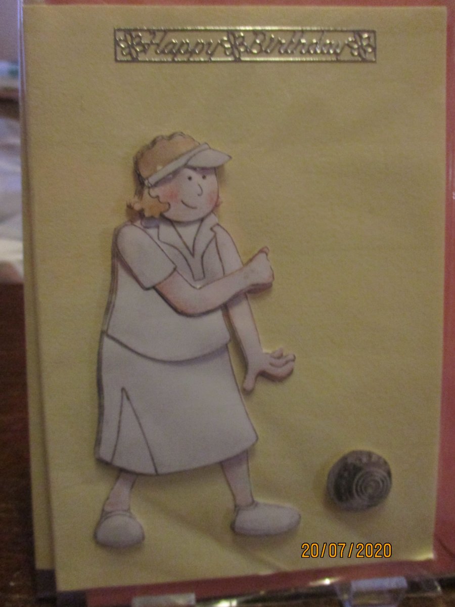 Happy Birthday Bowling Card