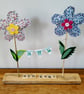 New baby fabric flowers