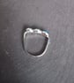 Blue chalcedony and lapis lazuli silver ring - Image 3