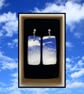 Summer sky lightweight clay earrings