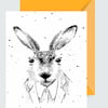 Hare Birthday, Greeting Card