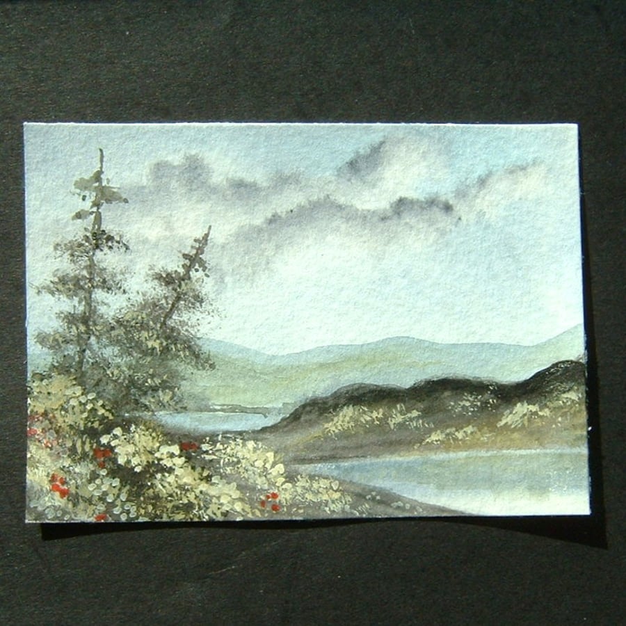 Art painting aceo SFA original paintings landscape 87