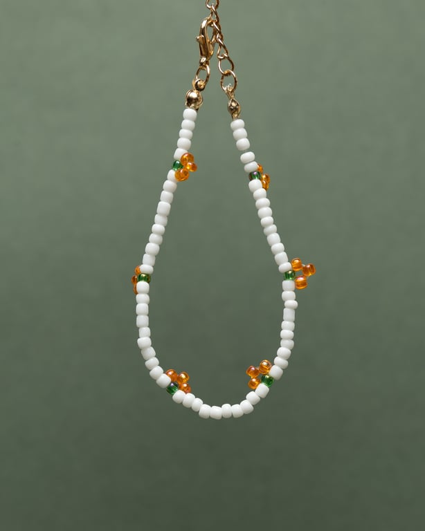 Beaded Tangerine Bracelet - Smoothie Collection.