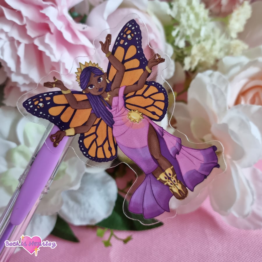 Sun Goddess  - Die Cut Clear Stickers, Witchy Gifts