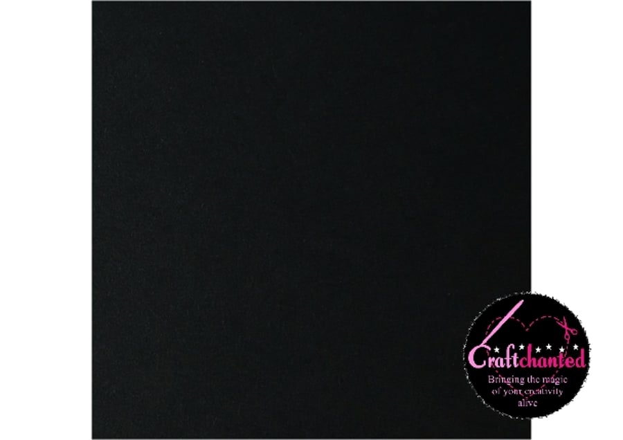 Creative Expressions - Foundation Cardstock - Black A4 220gsm 20 Pack