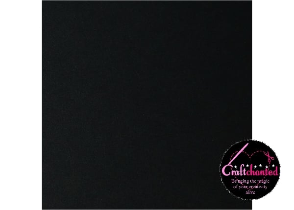 Creative Expressions - Foundation Cardstock - Black A4 220gsm 20 Pack