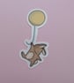 Bunny Rabbit Balloon Sticker - Image 2