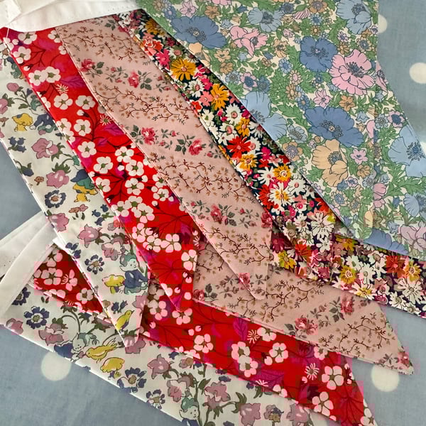 Liberty Fabric Bunting, Banner, 