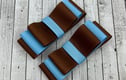 Brown and Light Blue