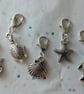 Set of 5 Sea Themed Zipper Charms