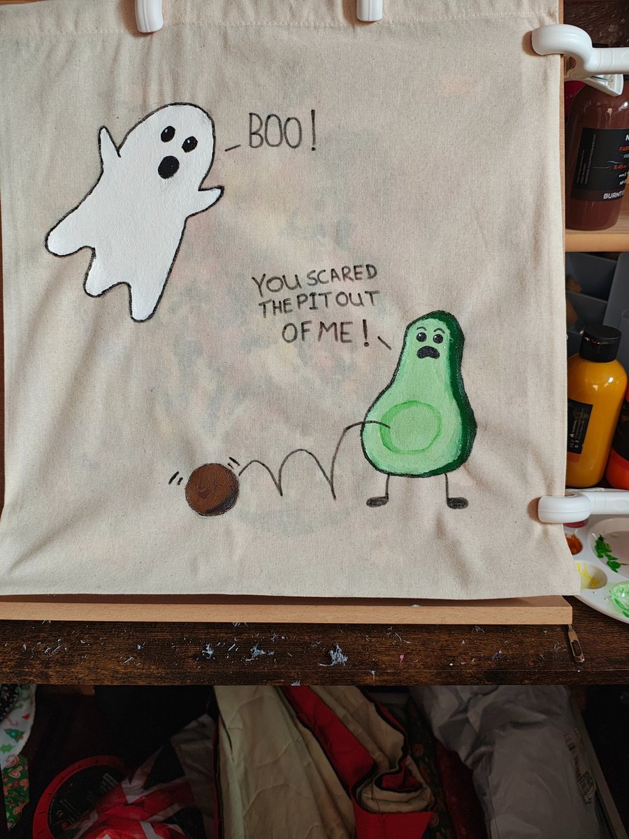 Hand painted tote bags 