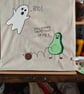Hand painted tote bags 
