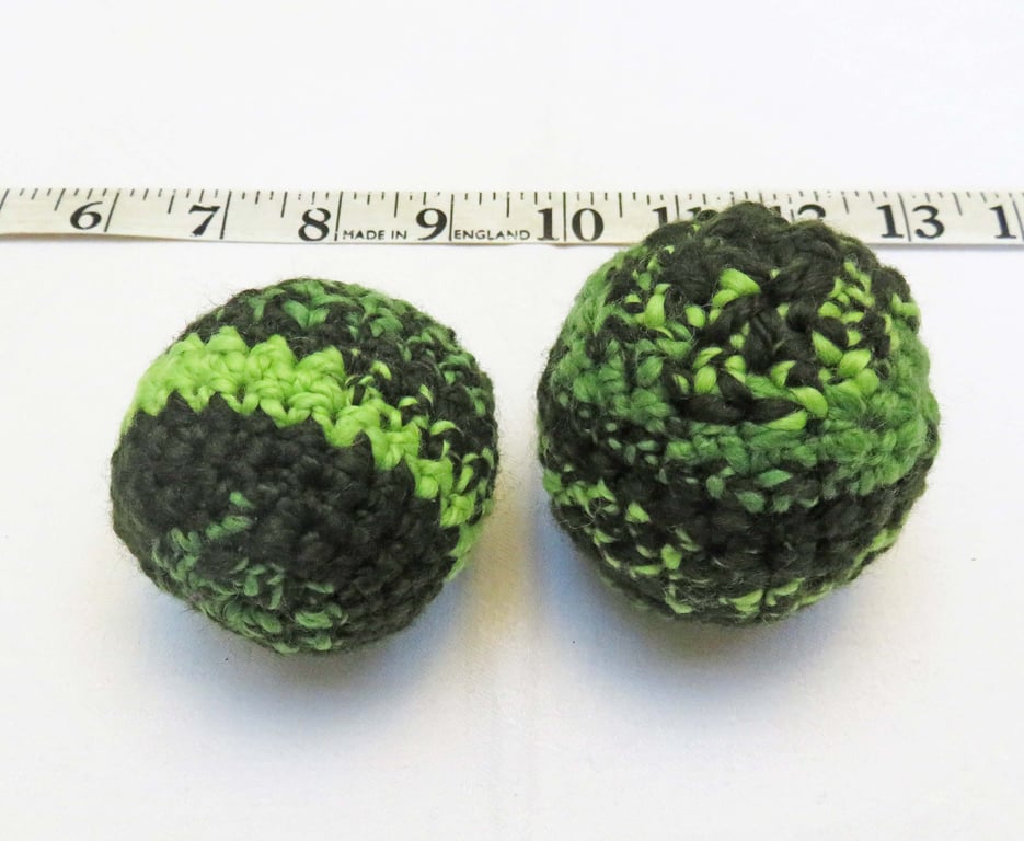 Green Cat Toy Balls