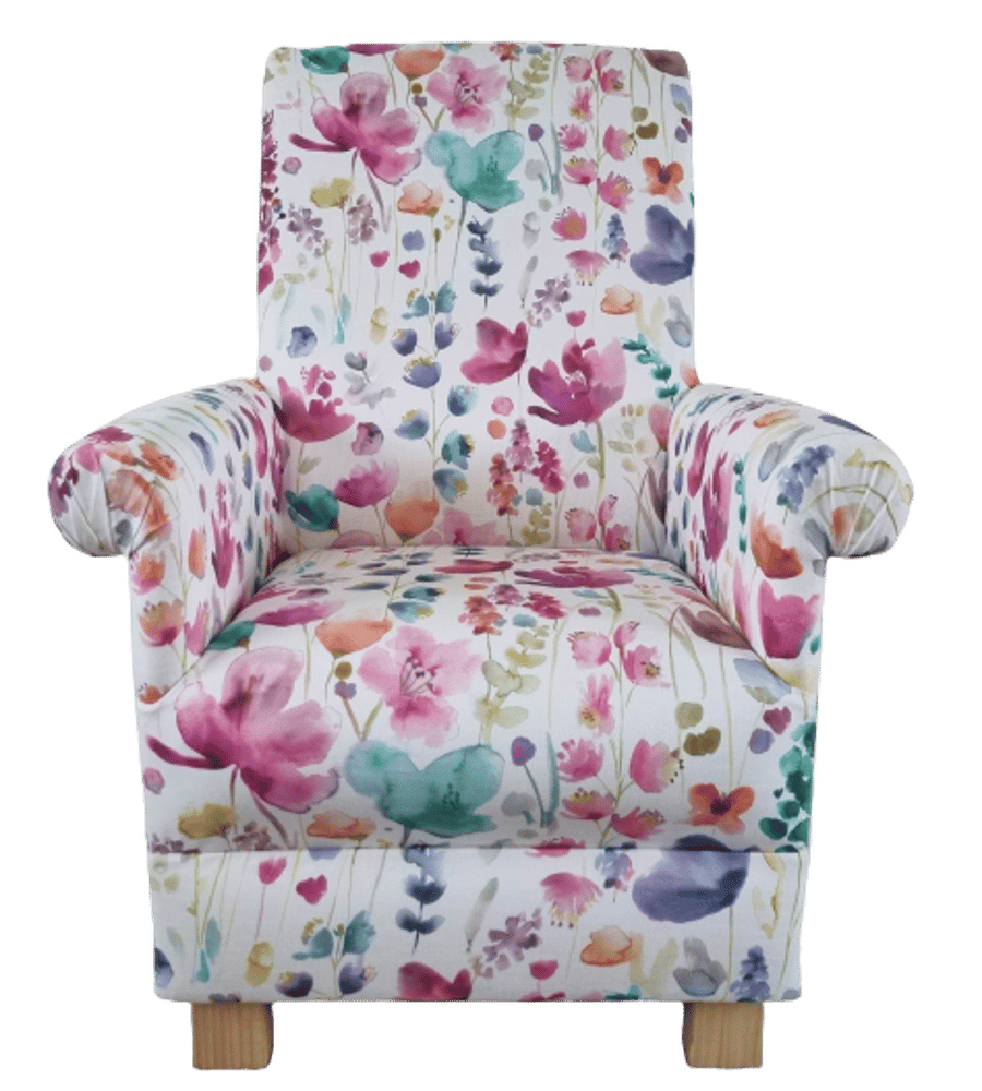 Adult Armchair Voyage Coleton Floral Fabric Cha Folksy